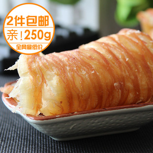  碳烤鱿鱼条 炭烤鱿鱼翅丝 风琴手撕鱿鱼尾片 250g2件包邮