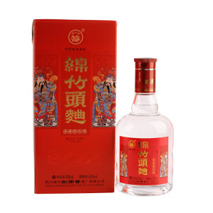  久加久 剑南春 白酒 四川绵竹酒52度绵竹头曲 500ML 6瓶包邮