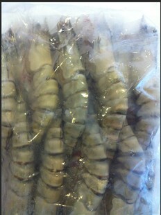  天天特价 散装虾类制品 青明虾 野生明虾 5/6头一斤 每板18只装