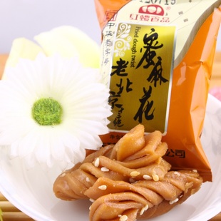  红螺蜜麻花 北京特产 500g 传统糕点特色零食 小吃