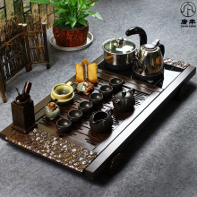 唐丰 黑檀木茶盘 电磁炉 紫砂茶具 整套茶具 茶具套装特价包邮