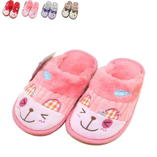  此爱无双卡通秋冬保暖儿童棉拖鞋 男女童居家拖鞋 宝宝拖鞋