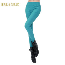Brulee America 2013 colored Leggings female Korean version of the spring were lanky waist candy colored pencil pants thin summer influx of large size