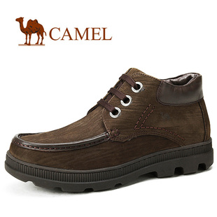 CAMEL骆驼 真皮头层牛皮 户外靴男靴 冬季新款 2160006