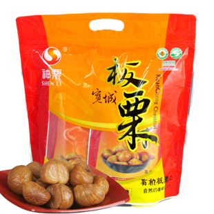 承德特产宽城有机燕山板栗 栗子甘栗仁 2包特价包邮 神栗400g/包