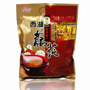  杭州藕粉 天荷藕粉西湖藕莼红枣莲子速溶 350g 莲藕粉 杭州土特产