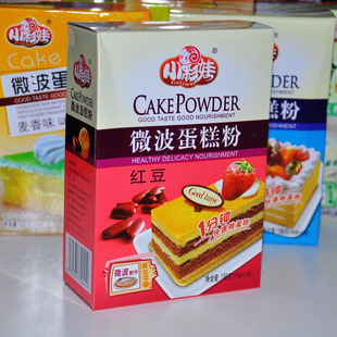  小彩娃 微波炉蛋糕粉 红豆味 1分钟制作 188克 (0.23)