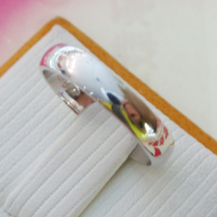  正品 Pt950铂金戒指白金戒指指环活口情侣对戒