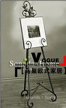 欧式田园风格铁艺画架|铁艺相框架|铁艺展示架|铁艺油画架