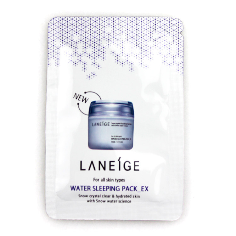 韩国正品 Laneige兰芝锁水保湿睡眠面膜4ml