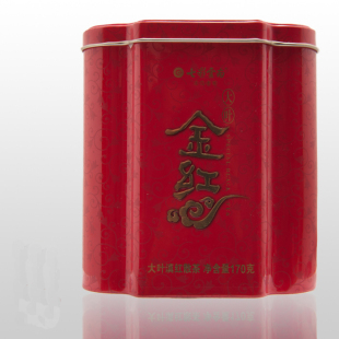  七彩云南庆沣祥 庆丰祥大叶金红滇红茶 170克 买2罐送普洱QQ