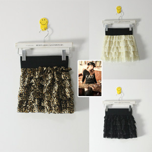 (Ladies 611-2) lace embroidery backing skirt elastic waist skirt, tutu cake skirt 5008 #