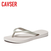 cavser2024人字拖鞋夏季夹脚拖鞋，女平底沙滩，拖度假鞋海边凉拖鞋
