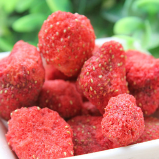  美味零食 好吃不胖航天员吃的 乐滋草莓脆 冻干草莓 草莓干 20g
