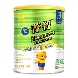  雅培菁智幼儿奶粉 智护100 3段 900g 罐装牛奶粉