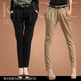  【KUOSE阔色】新款春装韩版修身显瘦潮休闲女哈伦长裤