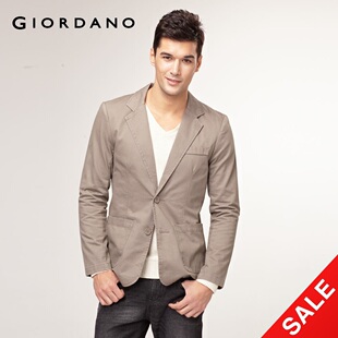 Special second kill Giordano jacket men's handsome Jacquard leisure suit 01071511