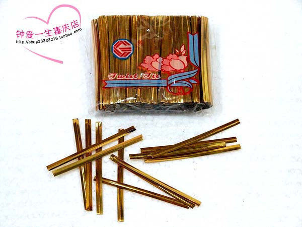冲冠:喜糖盒配件/金丝 扎丝[6cm]JS-5