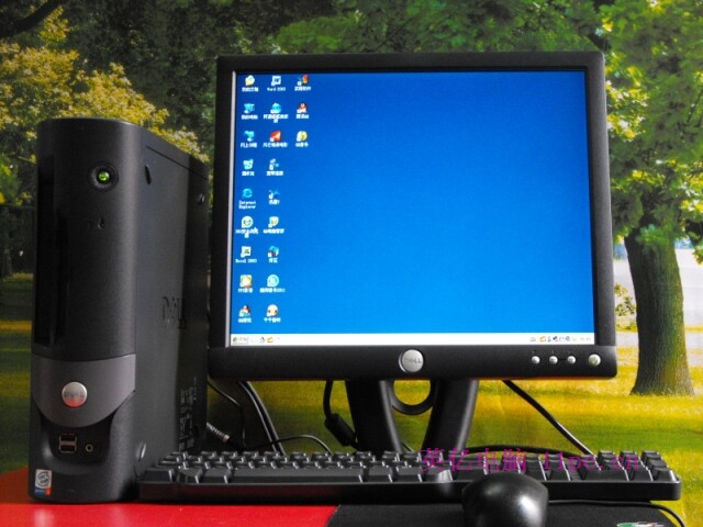 DELL/戴尔二手台式品牌电脑GX280 915全套 15寸液晶 软双核