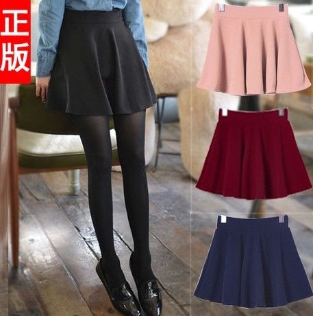 2014新款<em>半身</em>裙秋冬季百褶裙女蓬蓬裙伞裙大