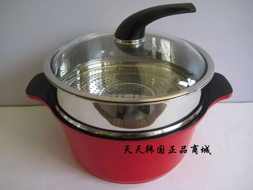 韩国进口锅正品煲汤锅 小蒸锅平底锅铝合金二层蒸笼蒸锅大蒸锅在类目 厨房/烹饪用具, 烹饪用具, 锅具/煲/烧水壶, 蒸锅中 - 来自Buy2taobao.com提供专业的淘宝代购服务