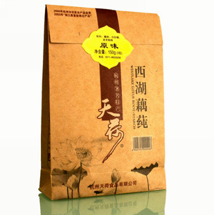  老品牌 天荷牌 原味 藕莼 速溶150g 精致礼品包装 西湖藕粉 冲泡