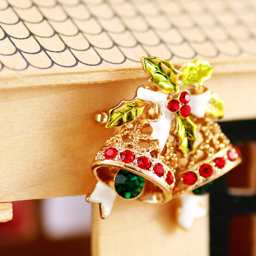 【<em>吉吉</em>屋饰品】实物拍摄日韩推荐可爱圣诞镶钻