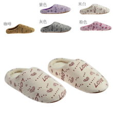LOVE棉<span class=H>拖鞋</span>居家冬季情侣家居<span class=H>拖鞋</span>室内地板<span class=H>拖鞋</span>无声半<span class=H>包跟</span>棉<span class=H>拖鞋</span>