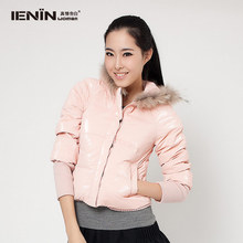 IENIN真情告白 连帽毛领 羽绒服  CG0D1A8001