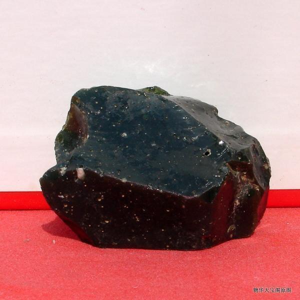 古董出土的一块老琉璃陨石 天外陨石奇石|一淘