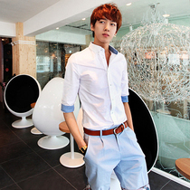 针织衫<em>搭配</em>_v领针织衫<em>男白色</em>套头韩版修身秋冬