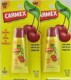 特价!carmex小蜜提樱桃味着哩牙膏管润唇膏spf15