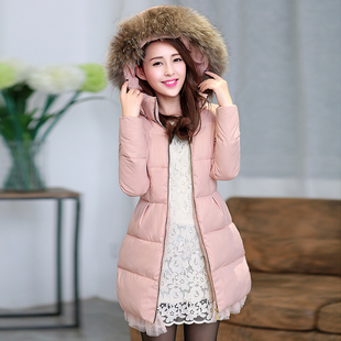 冬装新款<em>女装</em>韩版阿依莲<em>羽绒服</em>中长款大码加厚