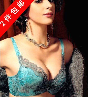 三皇冠 正品古今潇然 低V聚拢型AB杯蕾丝文胸 调整型文胸 2件免邮