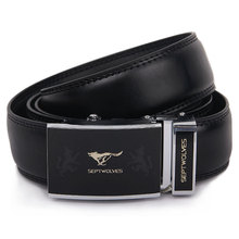 59 gifts seven male wolf genuine leather belts Men's Belts Men's Belts