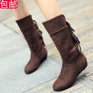 求购乐町模特穿的靴子(平底的有吗?)–淘宝鞋