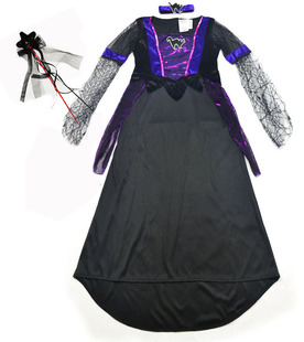 黑猫女巫 两件套 带脖饰 送魔法棒
