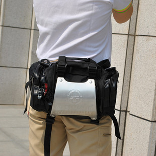   男士时尚运动登山腰包 双肩包 户外运动时尚单反相机包