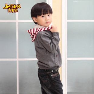  [思睿]JMBEAR/杰米熊正品春秋婴儿童装宝宝男童假两件套T恤231026
