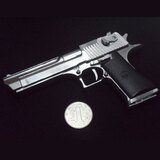 沙漠之鹰1：2.5可拆装全金属仿真枪模型 合金玩具枪模型配6棵子弹
