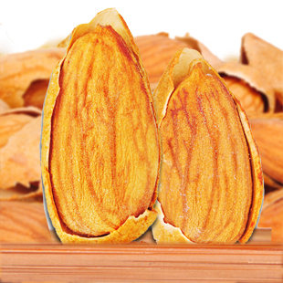  买4份包邮 享客新疆NP巴旦木228g奶香巴达木薄壳杏仁坚果