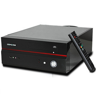 全民疯抢 佑泽机箱 HTPC 0910带遥控器 卧式机箱  客厅 电脑 机箱