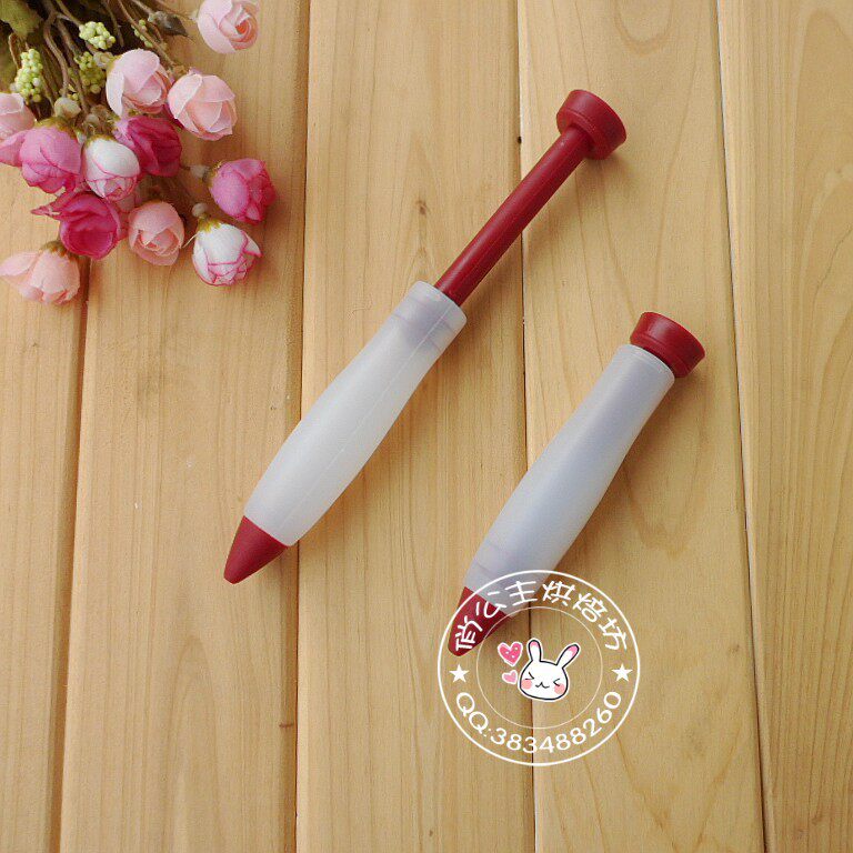 新品 反复用硅胶巧克力笔 装饰笔 挤酱笔 写字笔 裱花笔 绘画笔