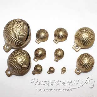  DIY饰品配件 宠物饰品铃铛  复古铃铛 虎口铃 虎头铃