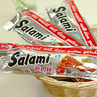  温州风味美食Salami萨啦咪食品系列啃德佬鸡翅38g萨拉咪烤制鸡翅