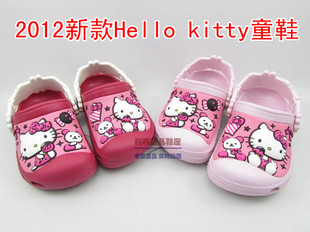  专柜正品CROCS 春夏新款卡洛驰HELLO KITTY 凯蒂猫3D儿童凉鞋