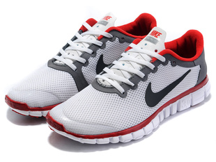  春季新款耐克赤足跑步鞋nike free 3.0男女鞋情侣轻便透气运动鞋