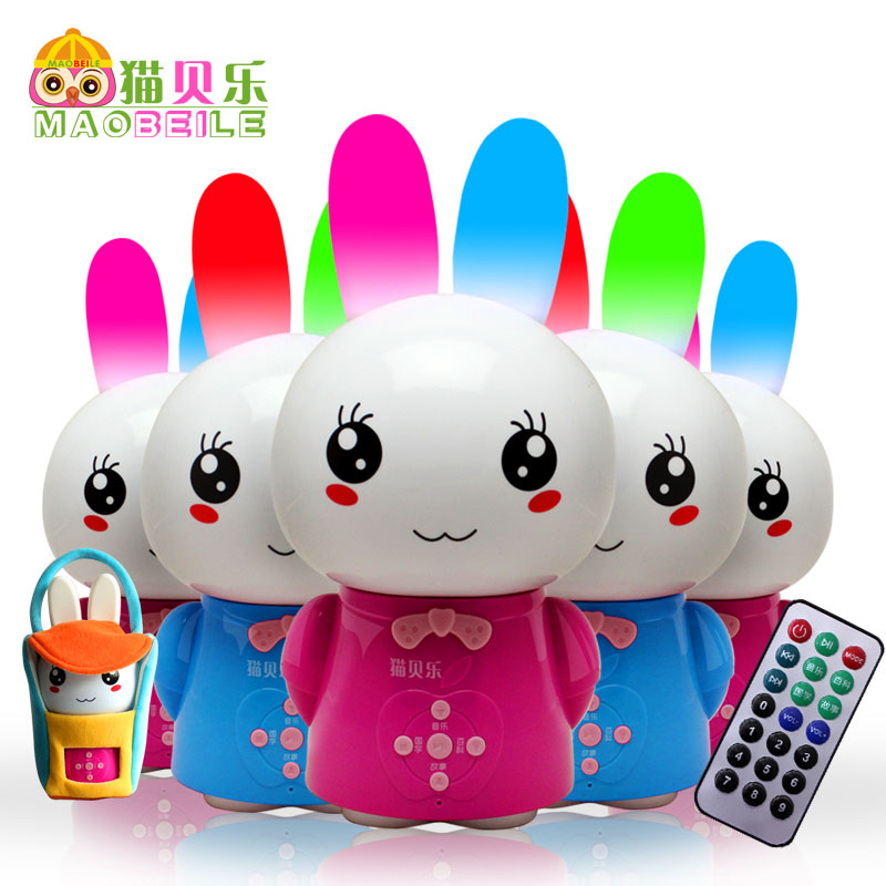 猫贝乐儿童故事机早教机可充电下载宝宝婴儿兔子讲故事机mp3玩具