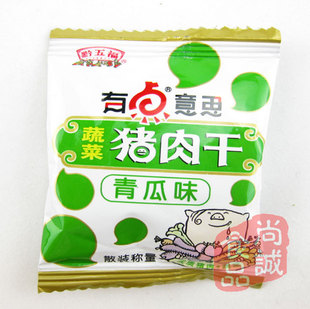  【限时特价】贵州特产 黔五福蔬菜猪肉干 青瓜味 250g