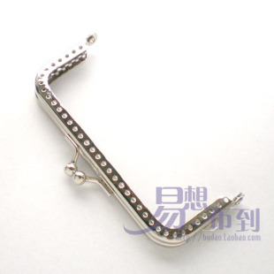  k084银色方形口金 10CM 手工DIY包包小配件